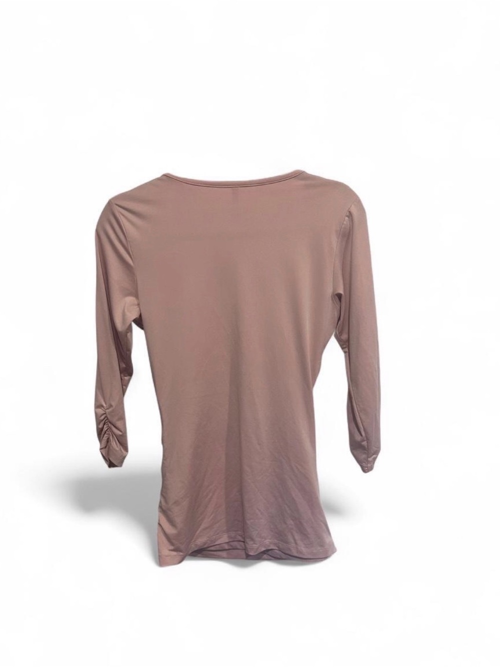 Ruby Ribbon Ruched Scoop Neck Top - Dusty Rose - Picture 3 of 6